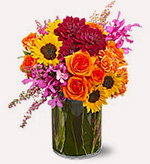 Get well soon flowers with sunflowers