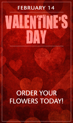 Valentine's Day - February 14 - Order Your Flowers Today!
